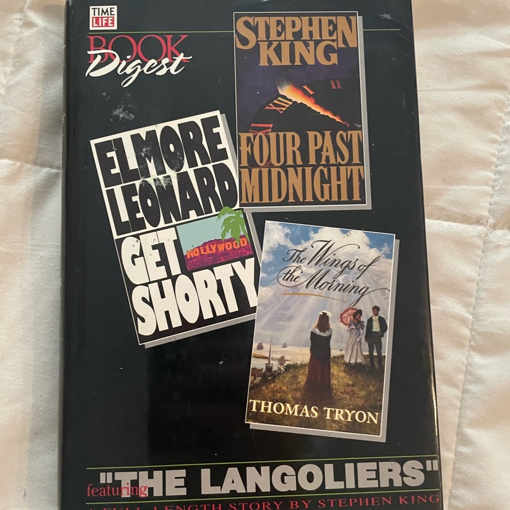 Time Life Book Digest Anthology: 3 Novels + Short Story - Four Past Midnight + G